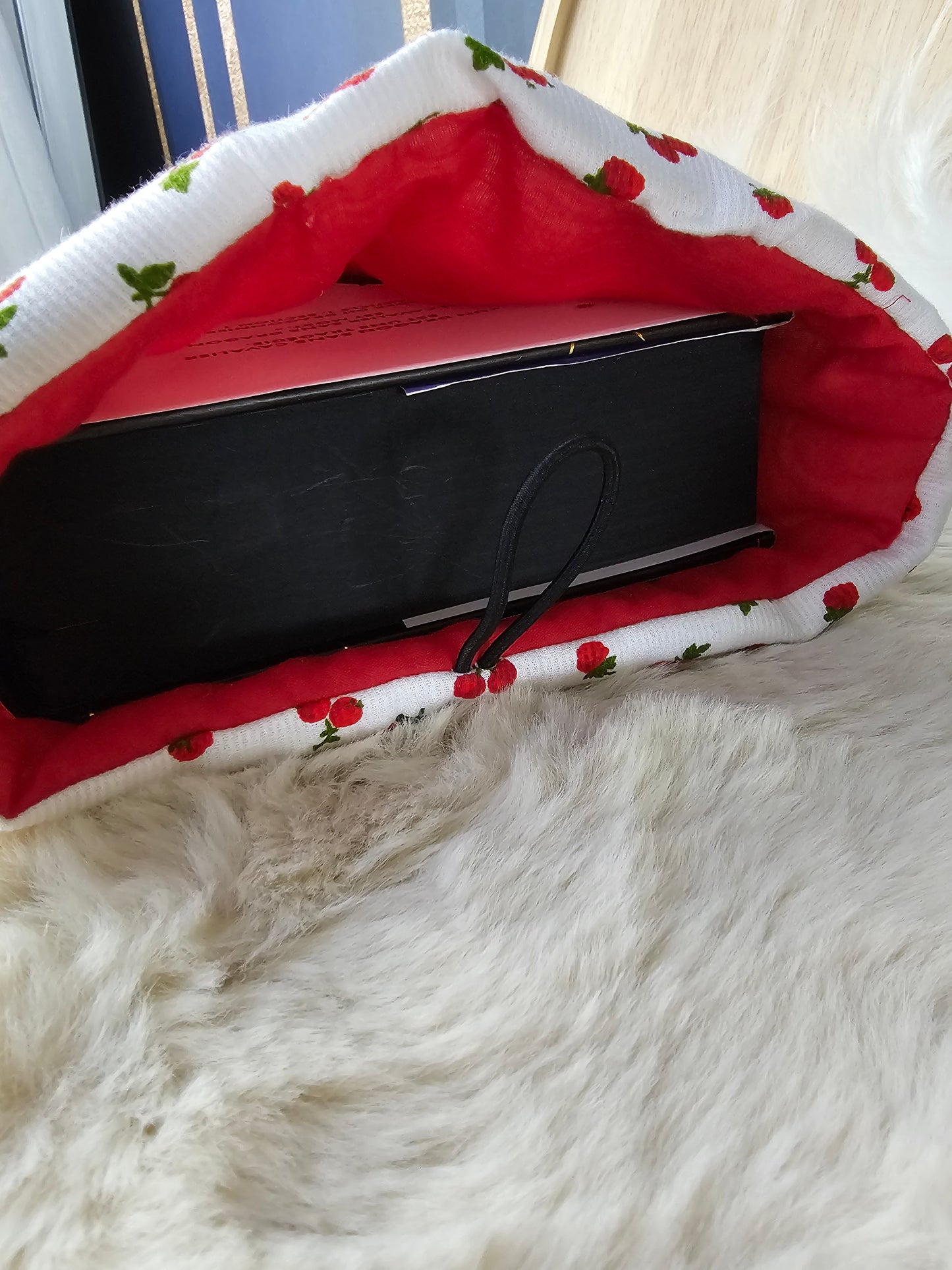 Pochette à livre Cerises