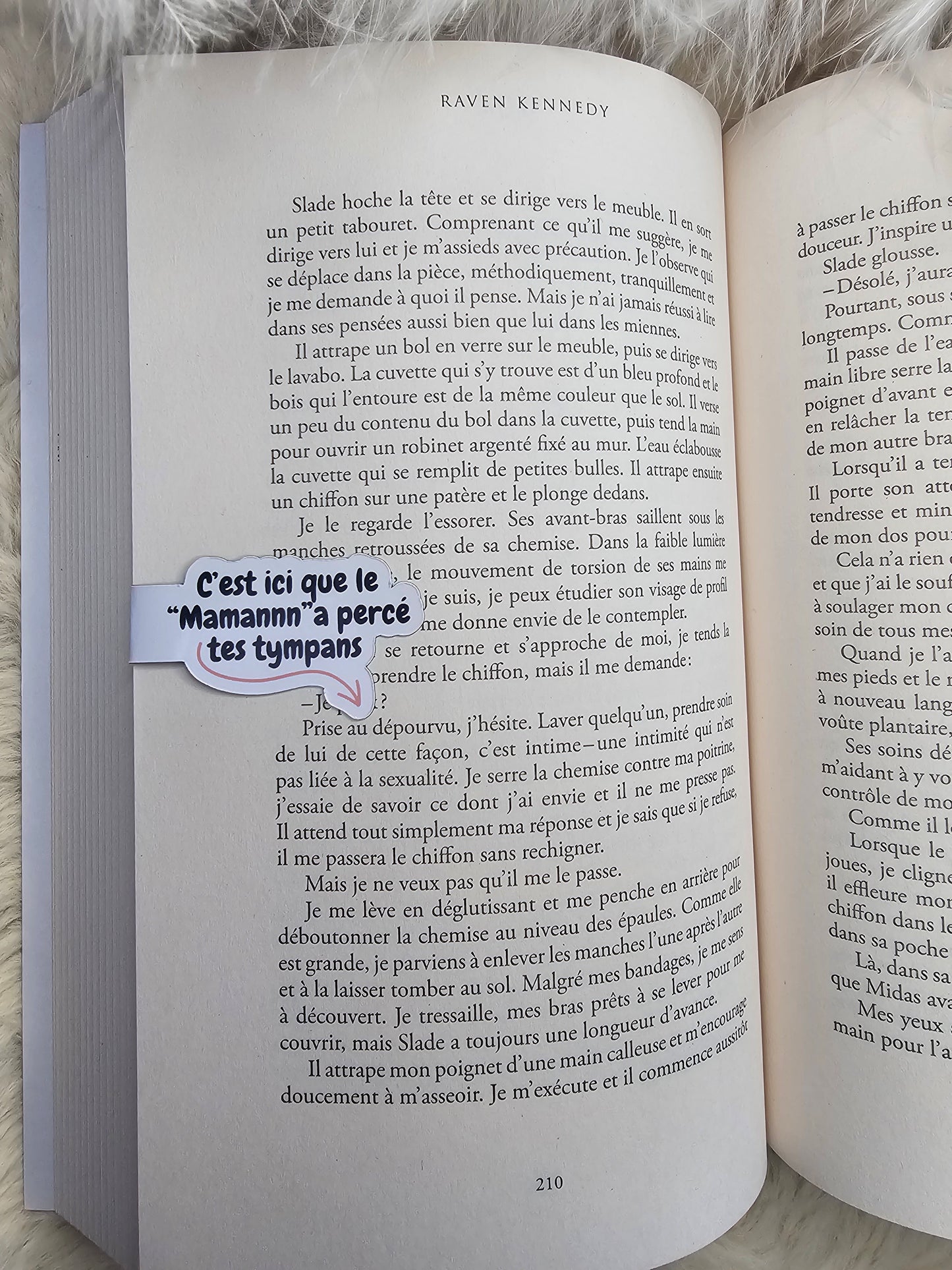 Marque-page magnétique "Mamannn"