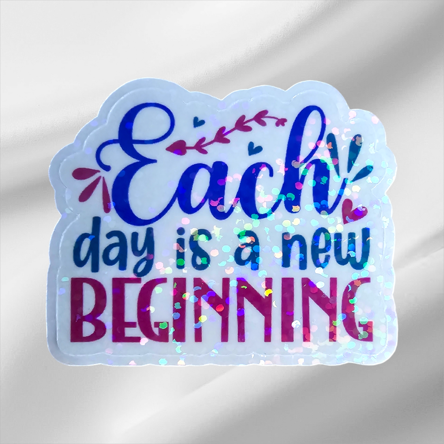 Sticker feel-good holographique