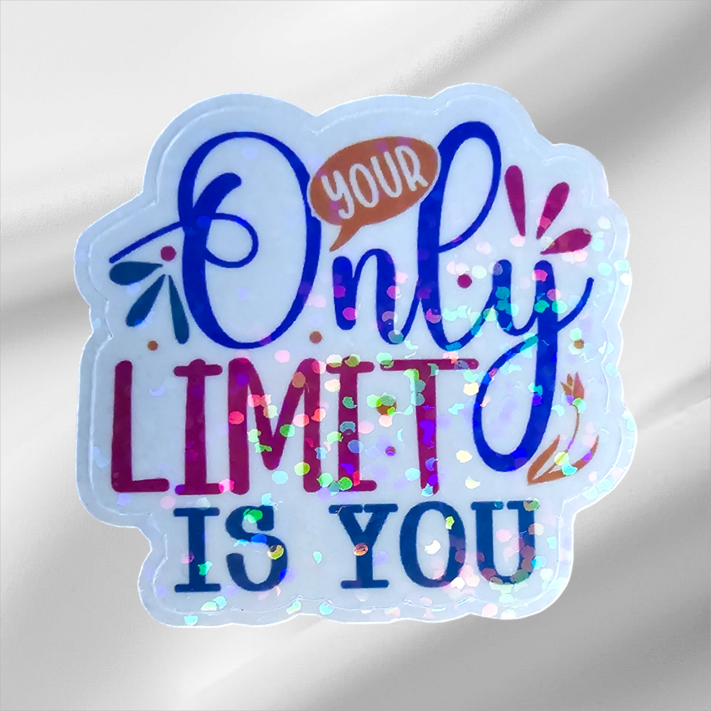 Sticker feel-good holographique