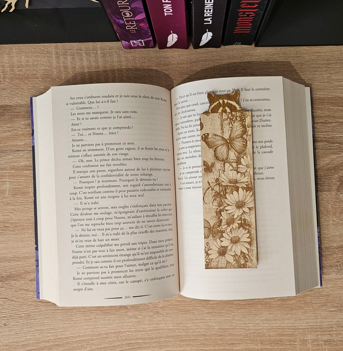 Marque-pages en bois