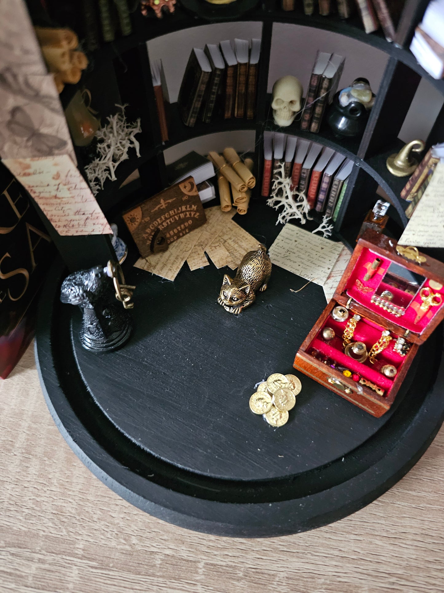 Décor sous cloche