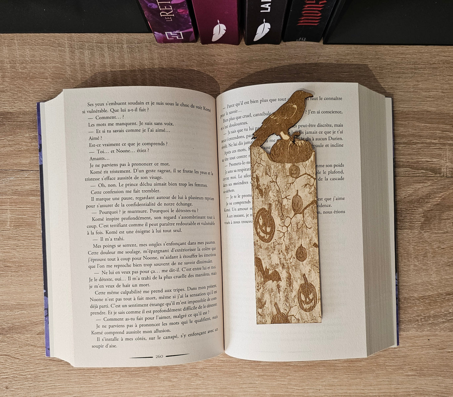 Marque-pages en bois