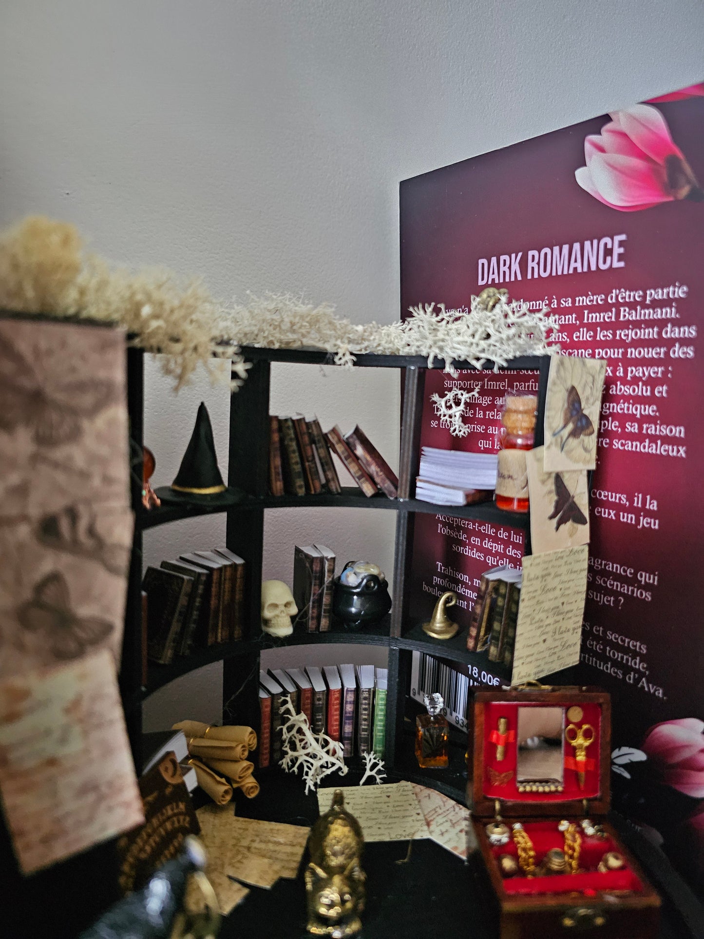 Décor sous cloche