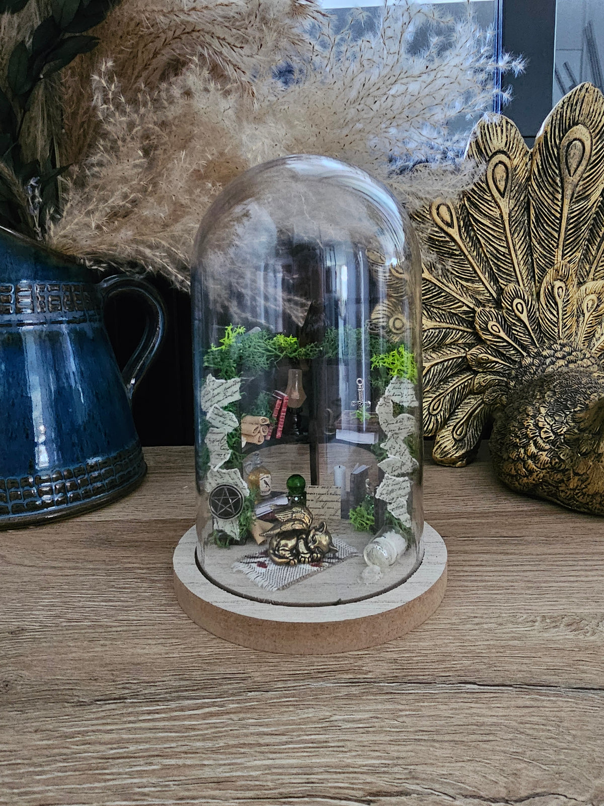 Décor sous cloche
