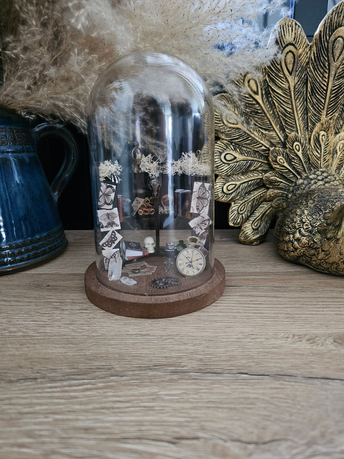 Décor sous cloche