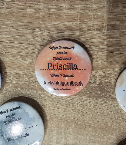 Badge spécial dédicace