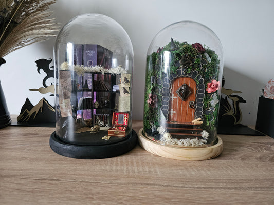 Décor sous cloche
